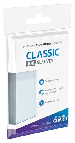 Ultimate Guard - Classic Soft Sleeves - Standard Size Transparent (100)