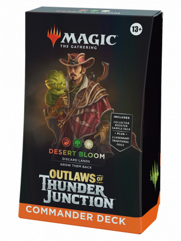 Magic: The Gathering Outlaws of Thunder Junction Commander Deck (Desert Bloom)