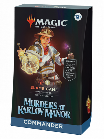 Magic: The Gathering Murders at Karlov Manor - Blame Game Commander Deck
