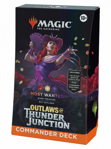 Magic: The Gathering Outlaws of Thunder Junction Commander Deck (Most Wanted)