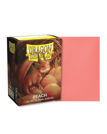Dragon Shield - Dual Matte Sleeves - Peach